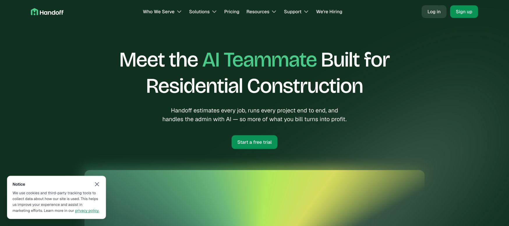 Handoff landing_page