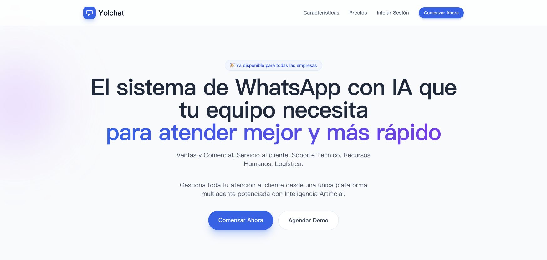 Yolchat landing_page