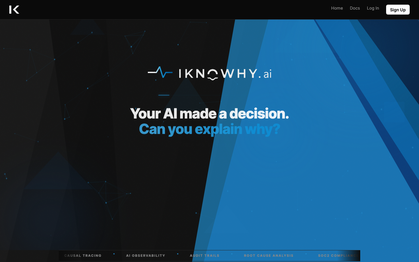iKnowhy homepage screenshot