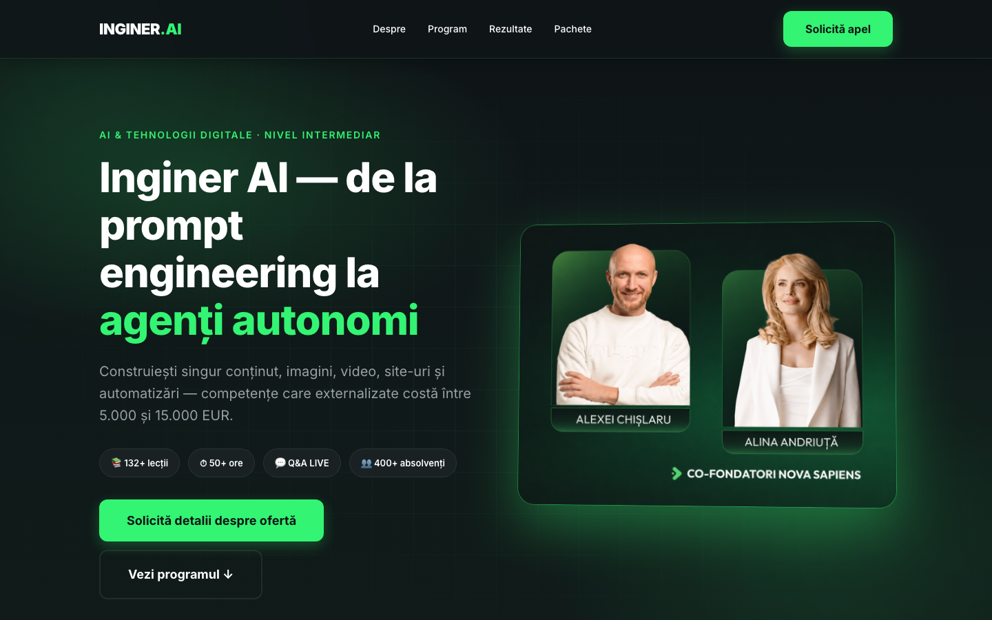 Inginer AI landing_page