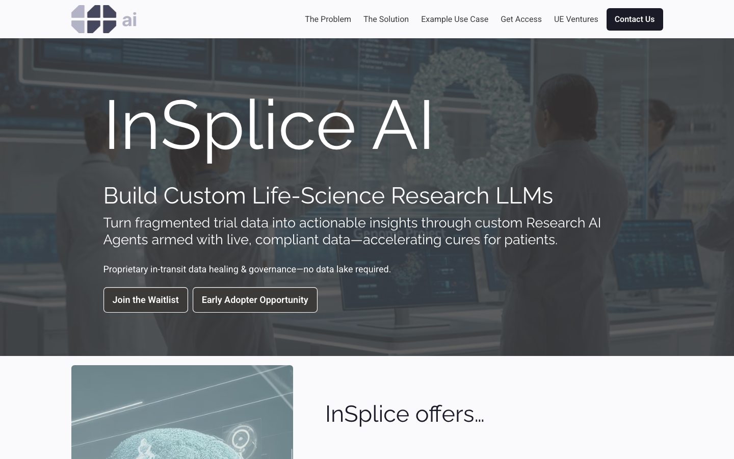 InSplice AI 首页截图