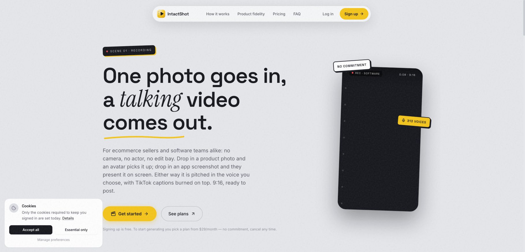 intactshot.com landing_page