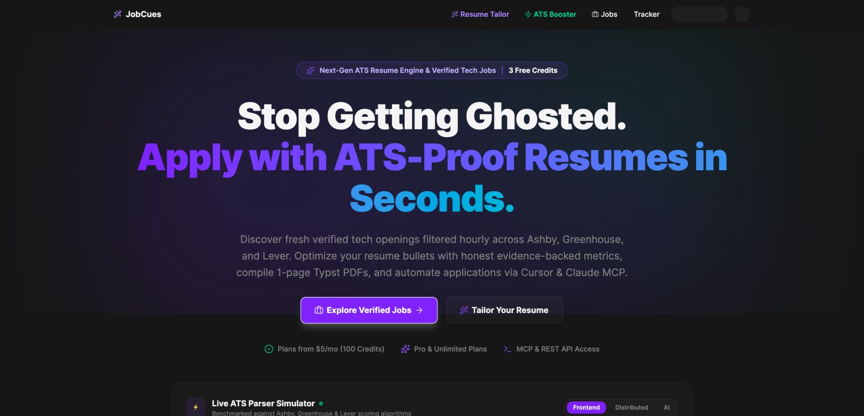 JobCues landing_page
