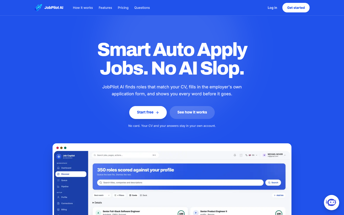 JobPilot AI landing_page