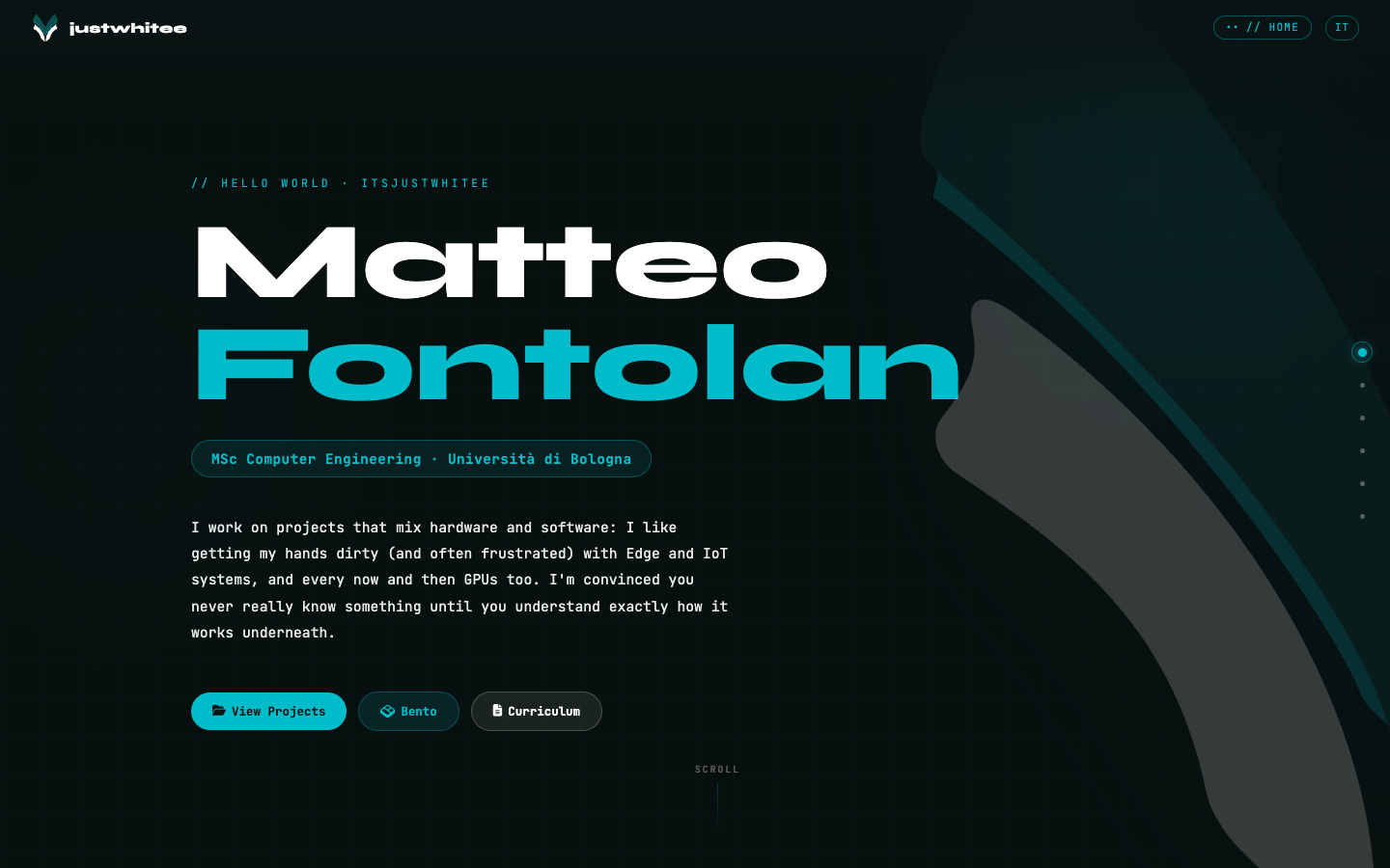 Matteo Fontolan landing_page