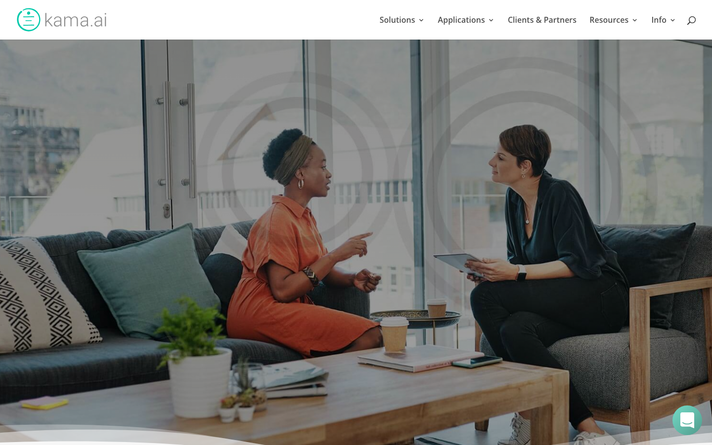 kama.ai homepage screenshot
