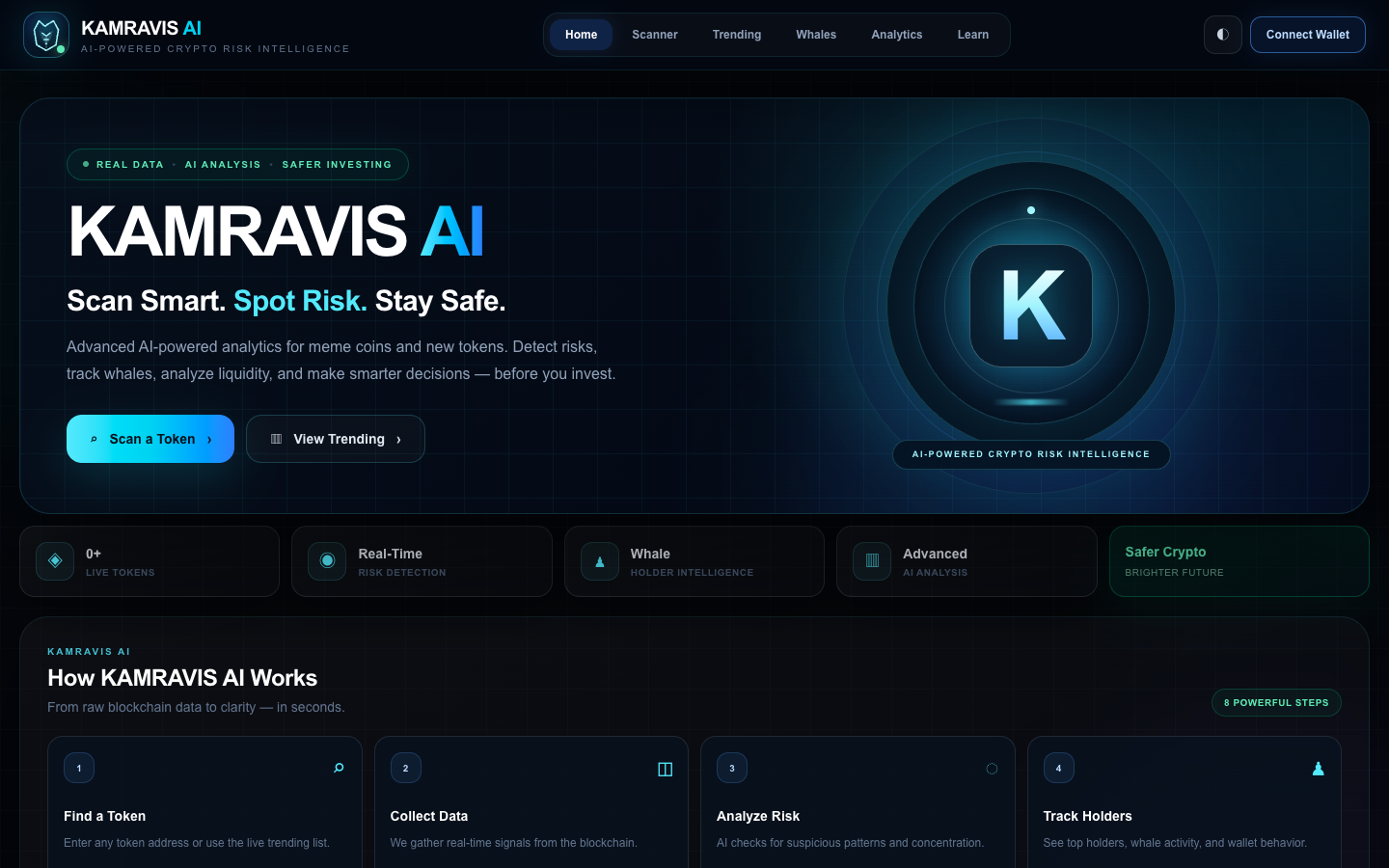 KAMRAVIS AI landing_page