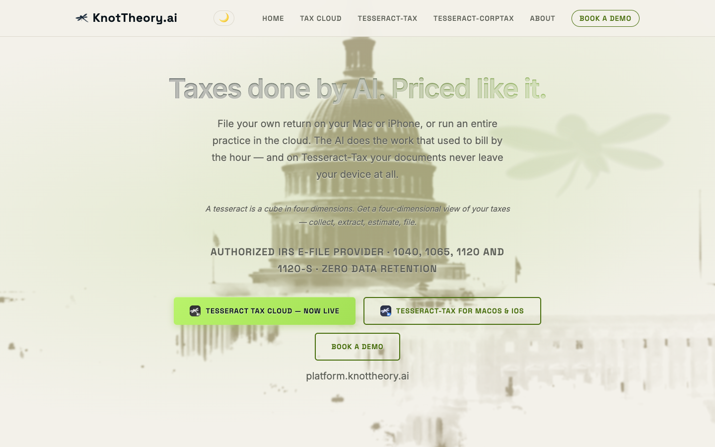 KnotTheory homepage screenshot