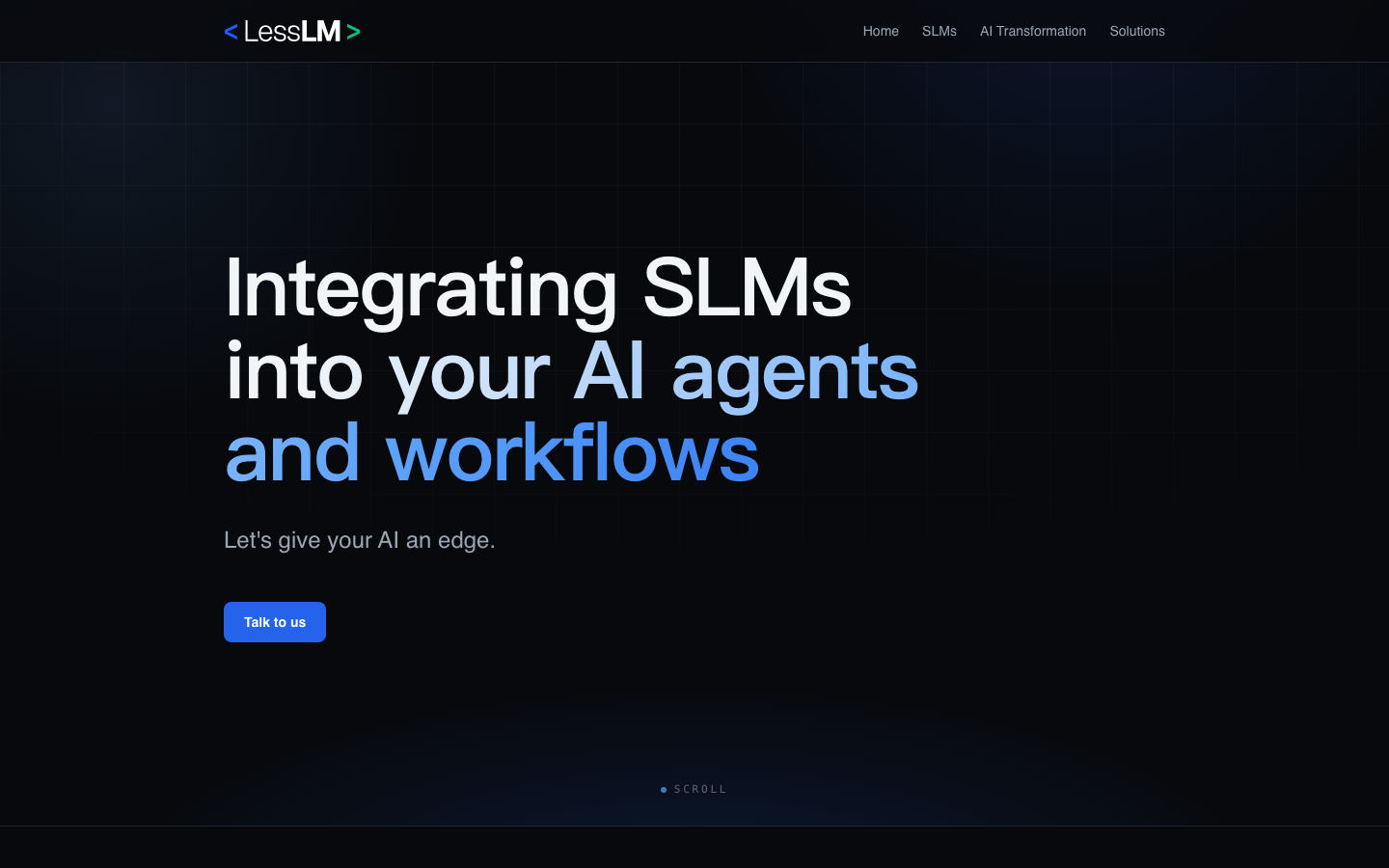 LessLM landing_page