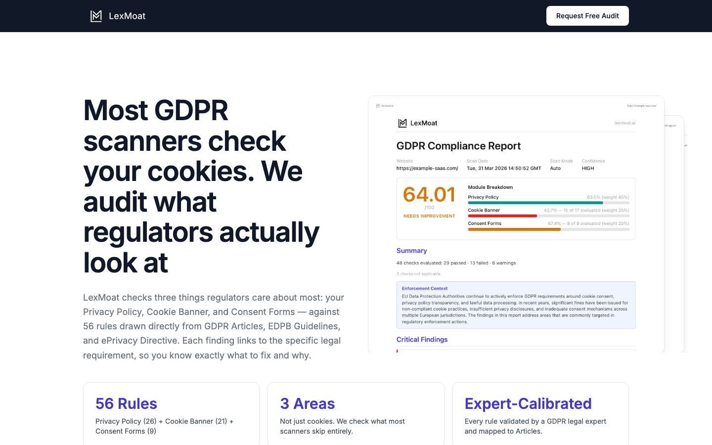LexMoat homepage screenshot