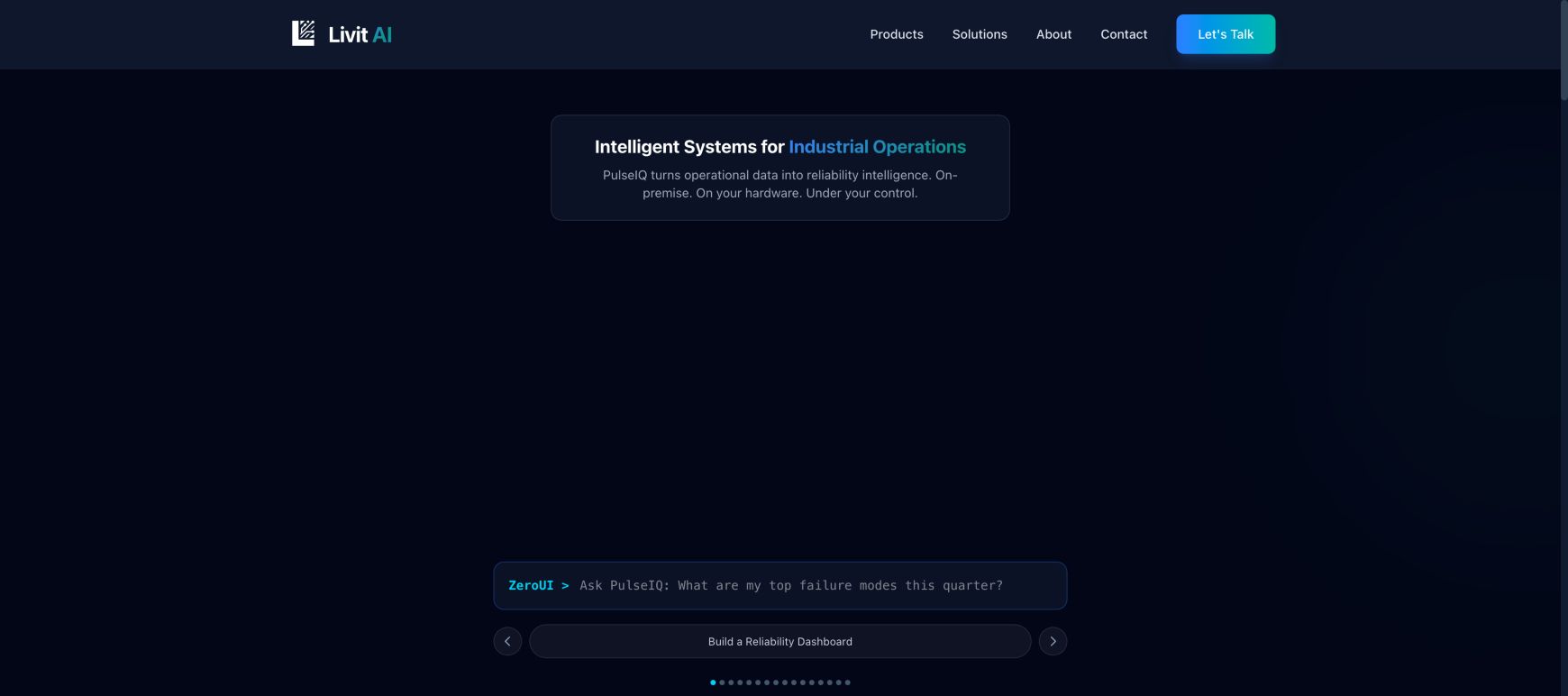 Livit AI landing_page