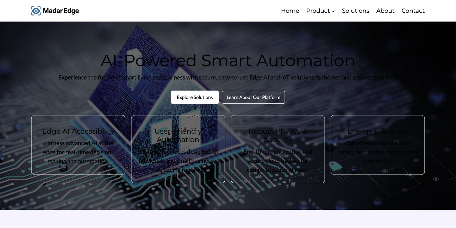 MadarEdge landing_page