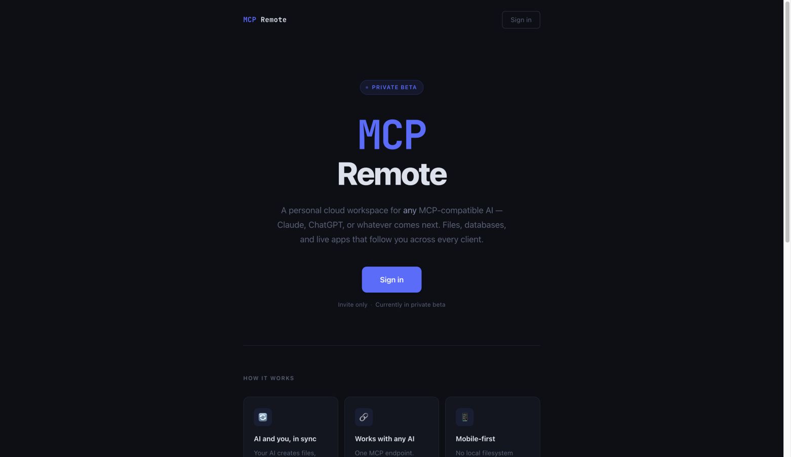 mcpremote.com landing_page