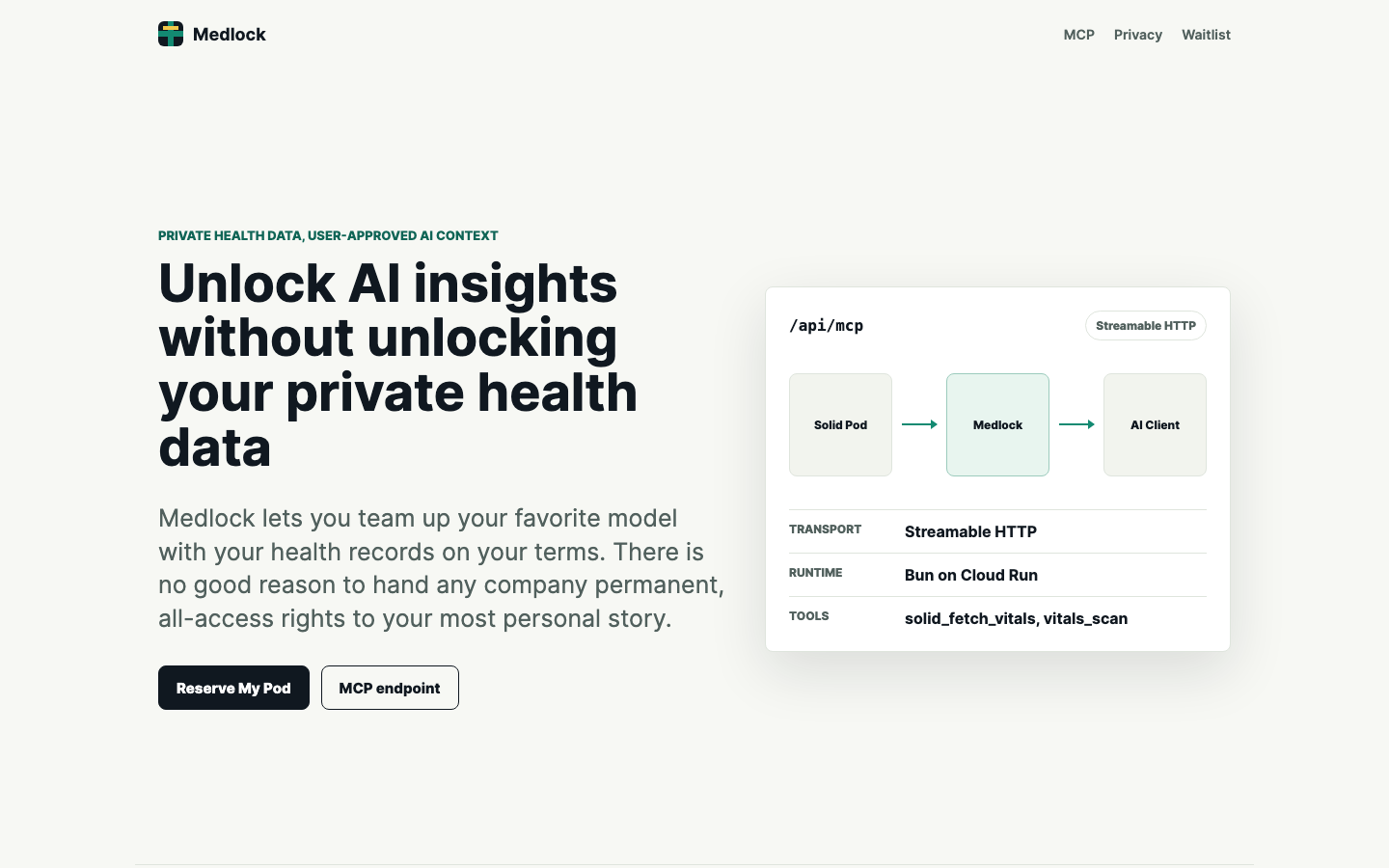 Medlock landing_page