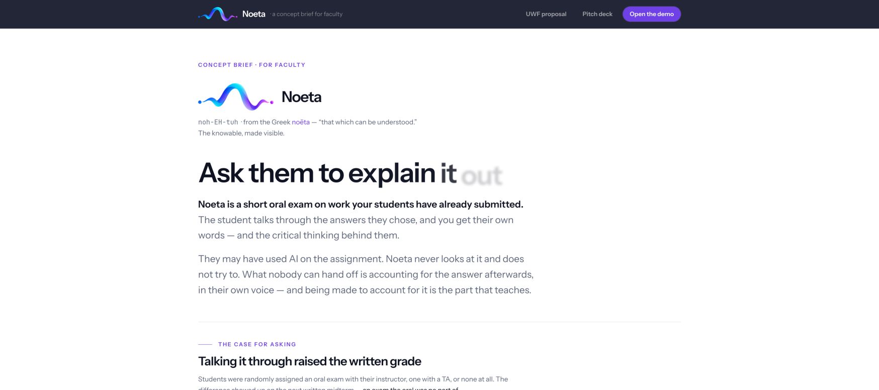 Noeta landing_page