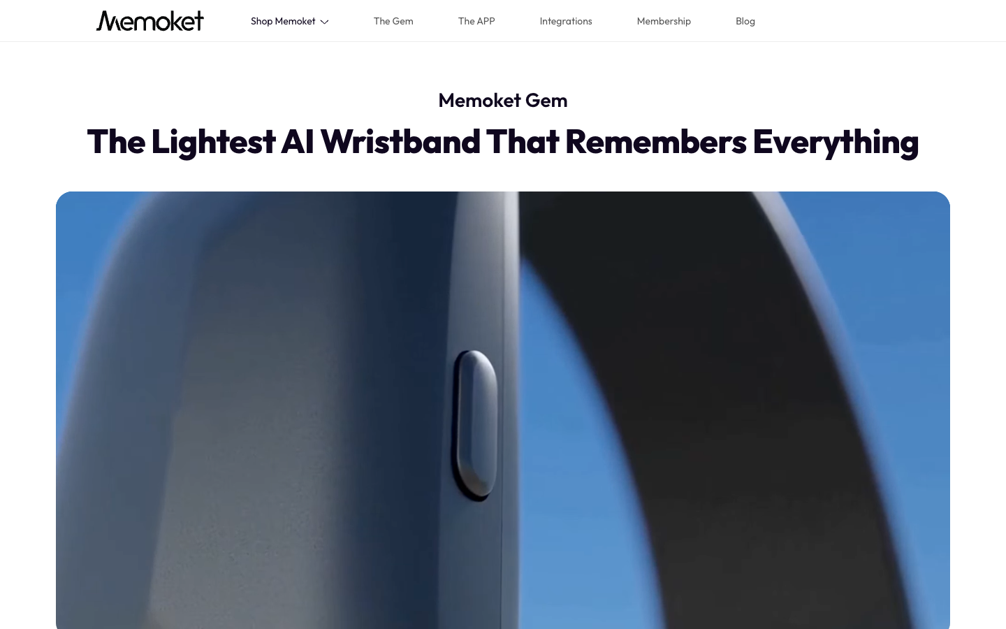 Memoket Gem 首页截图