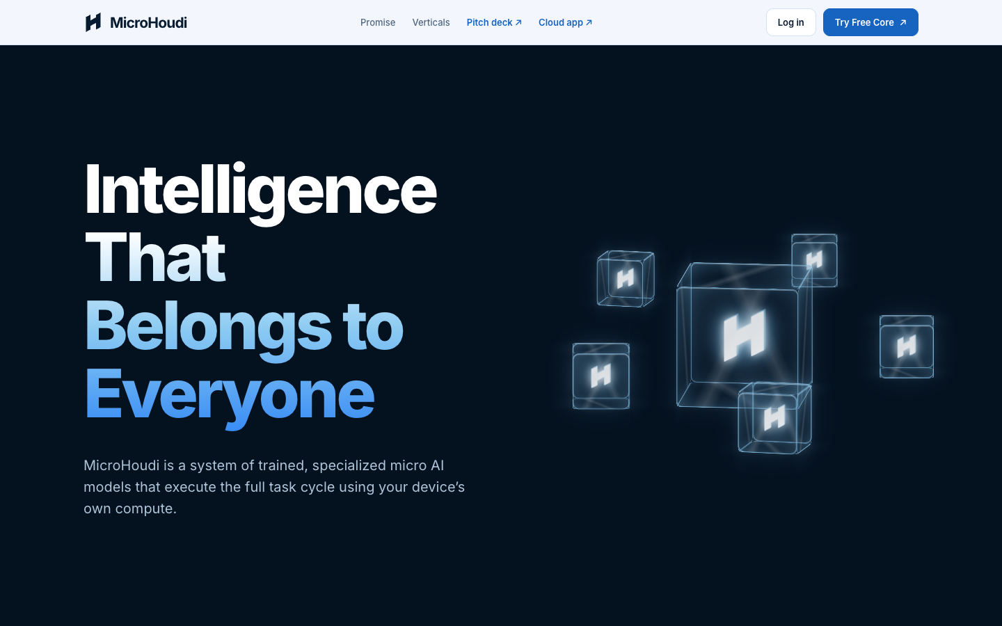 MicroHoudi landing_page