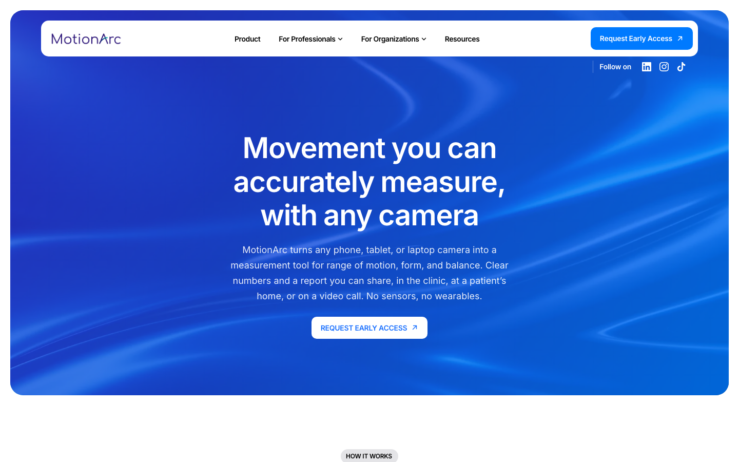 MotionArc landing_page
