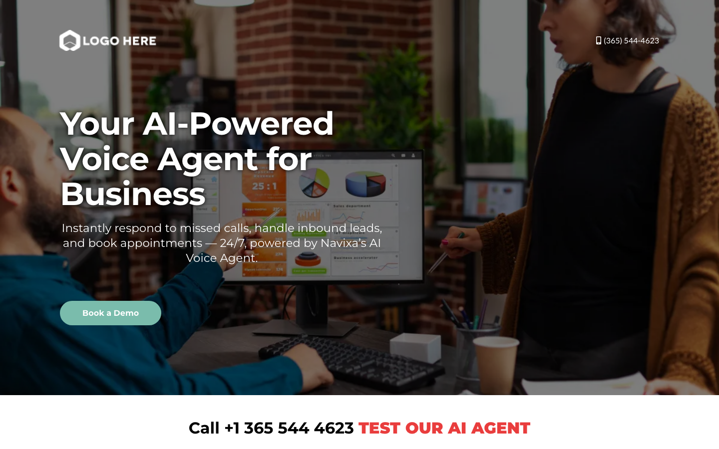 Navixa homepage screenshot