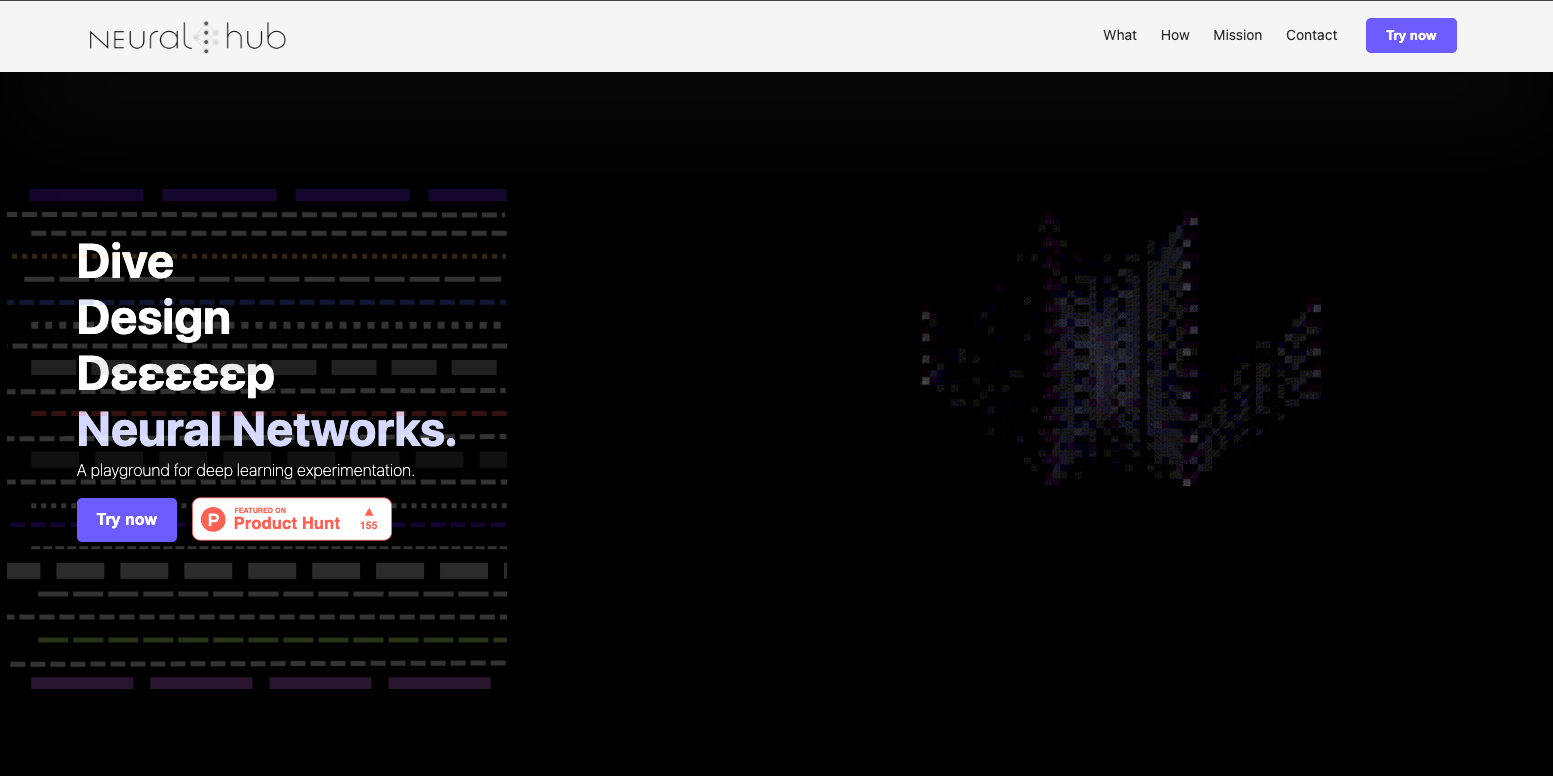 Neuralhub 首页截图