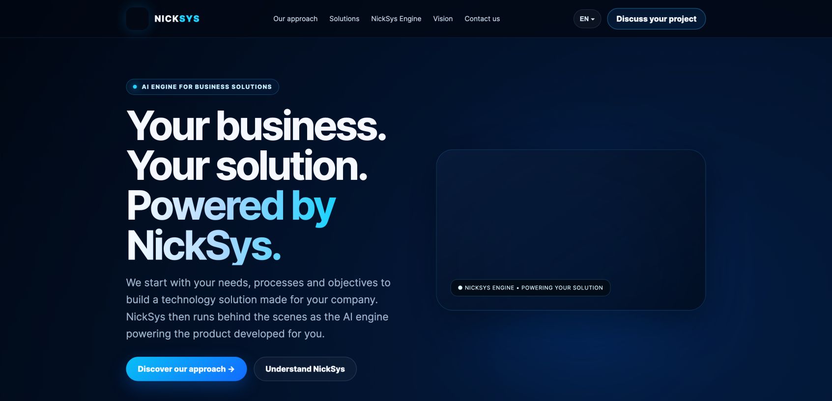 NickSys 首页截图