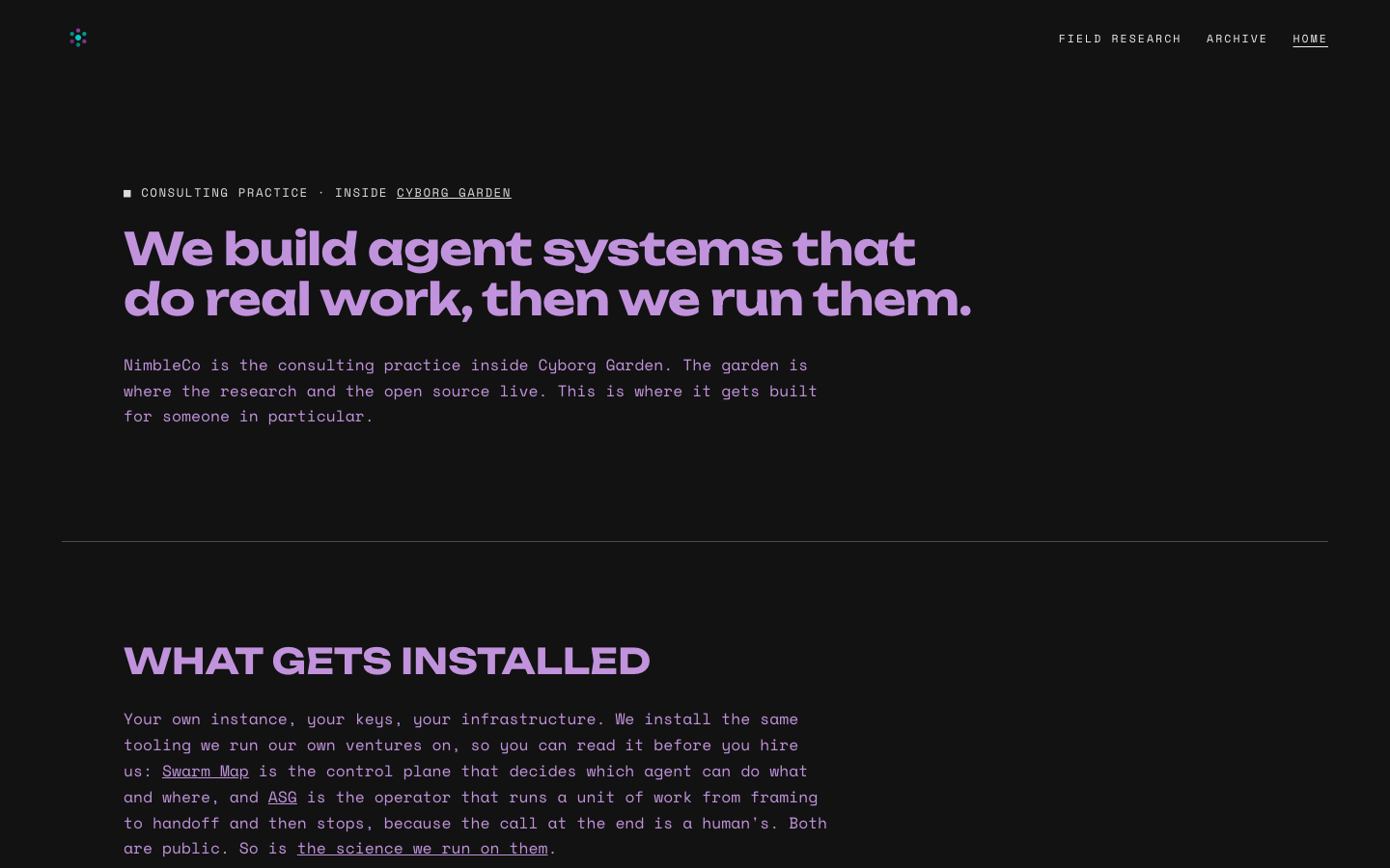 NimbleCo landing_page