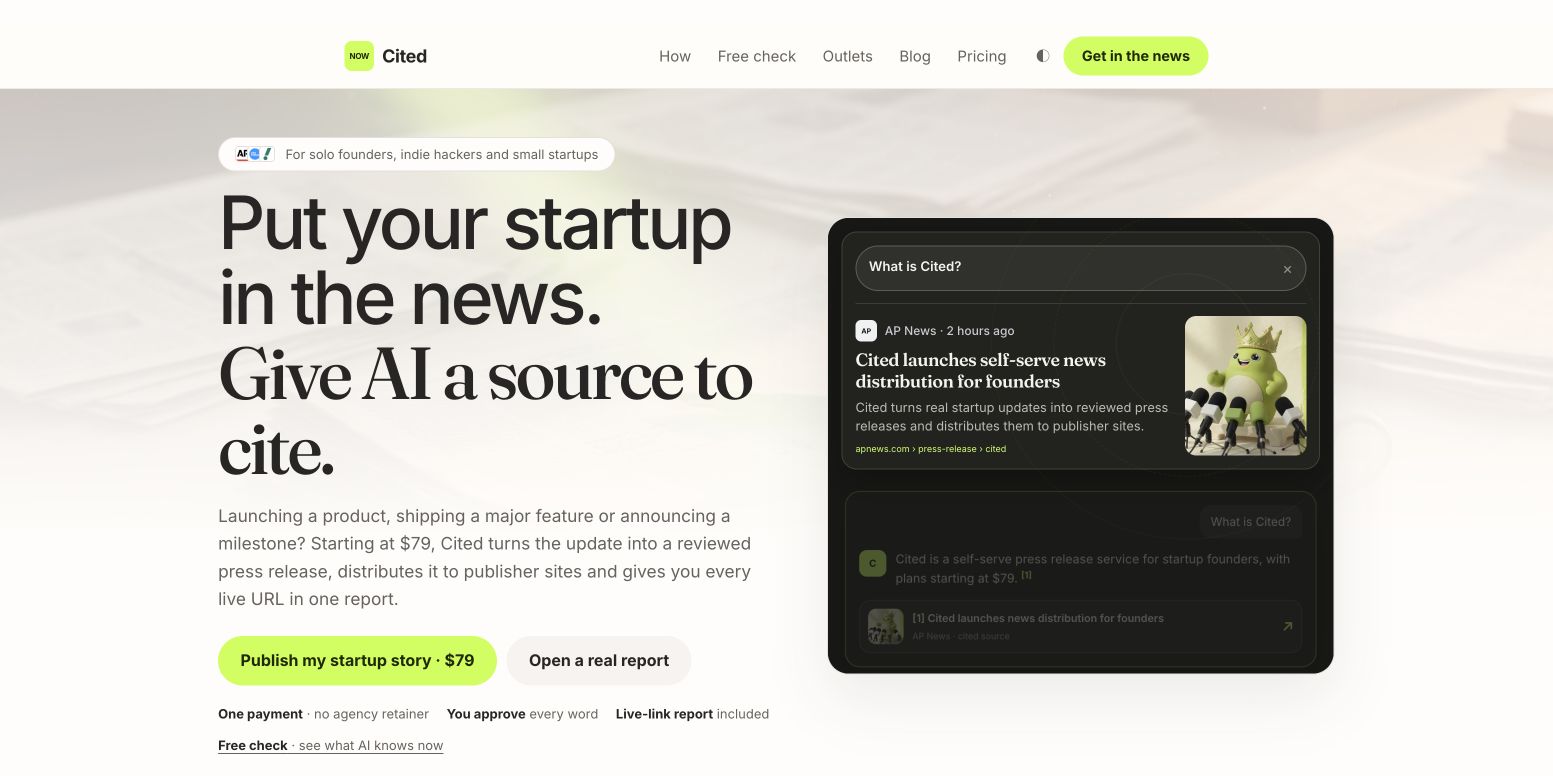 Cited landing_page