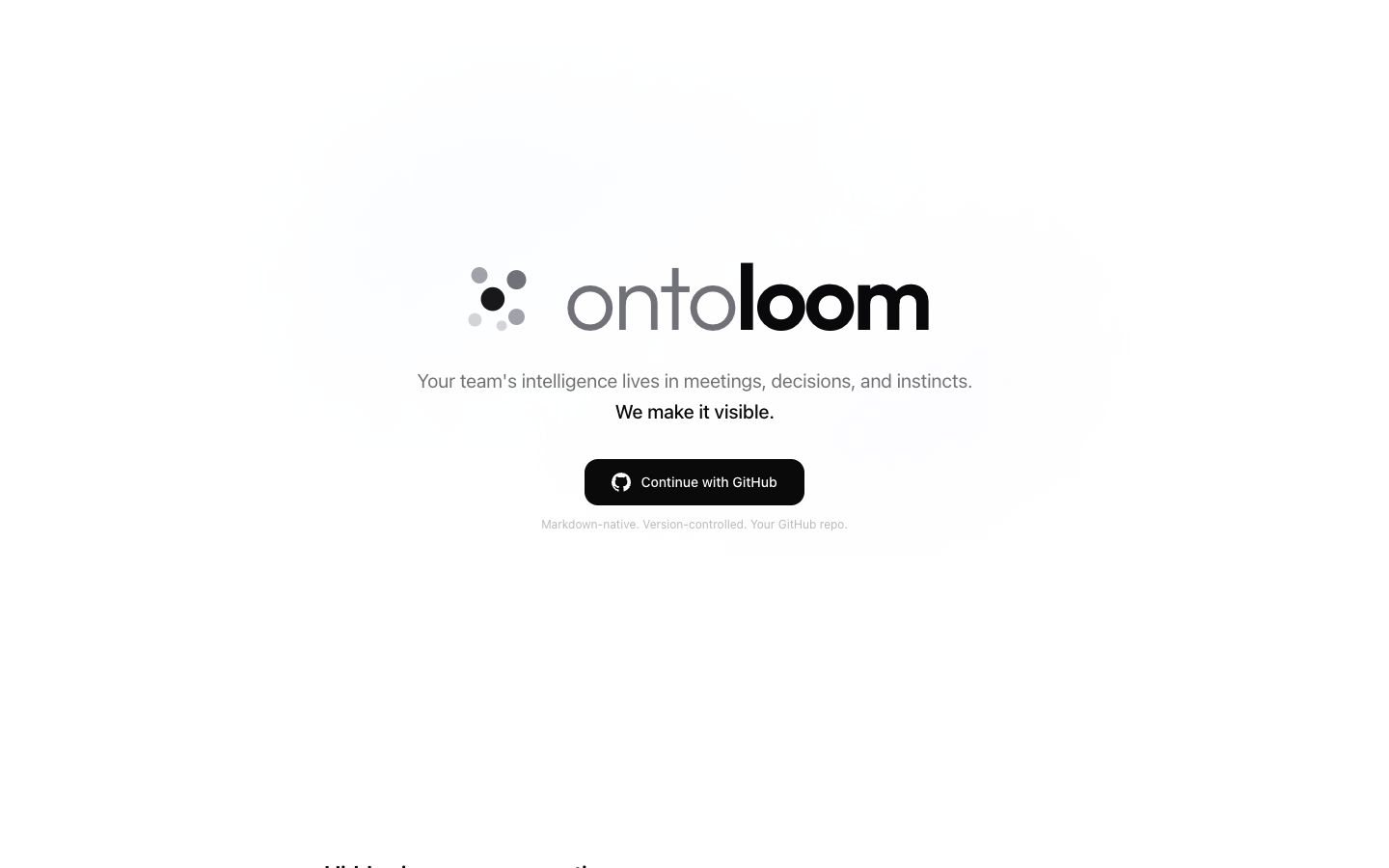 Ontoloom landing_page