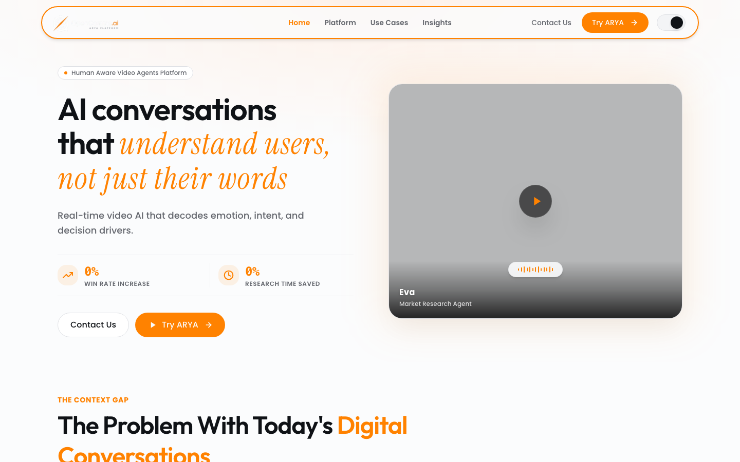OpenComms homepage screenshot
