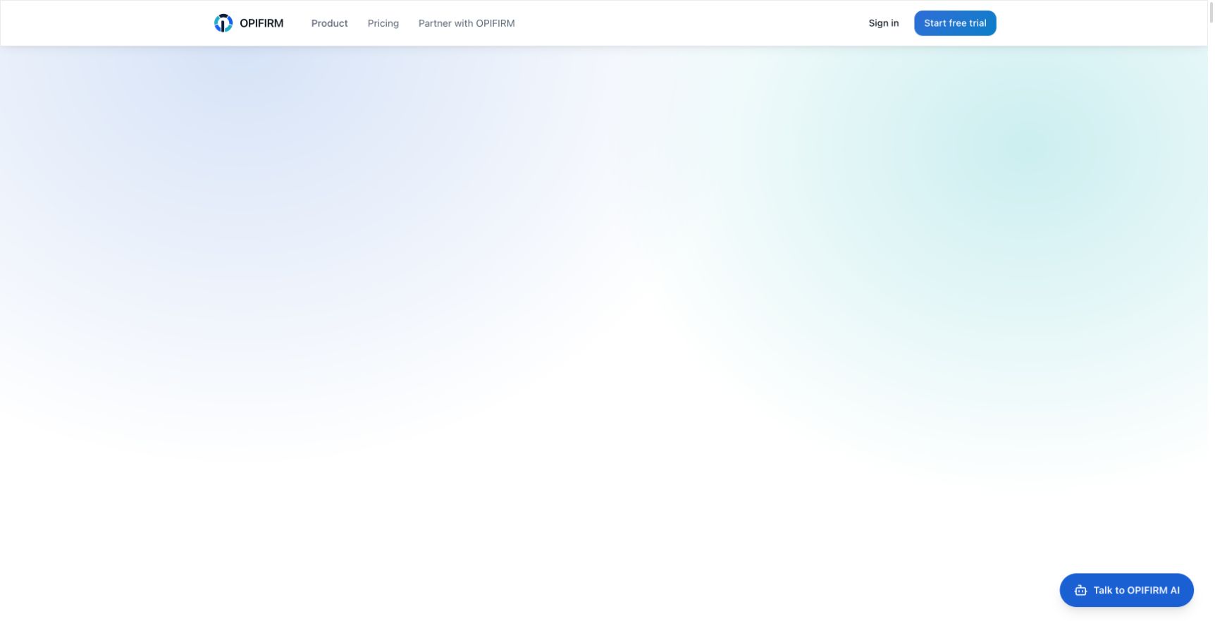 OPIFIRM 首页截图