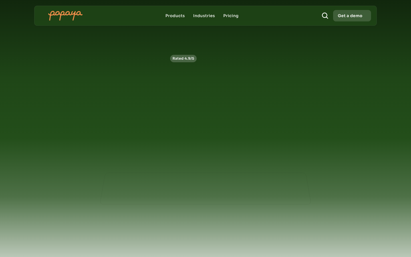 Papaya POS landing_page