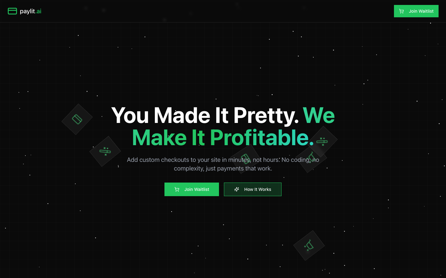 Paylit homepage screenshot