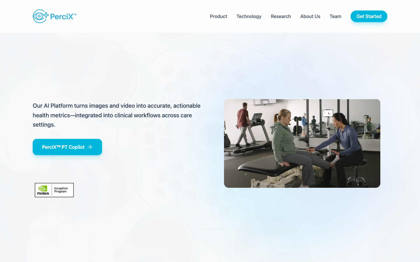 PerciX landing_page