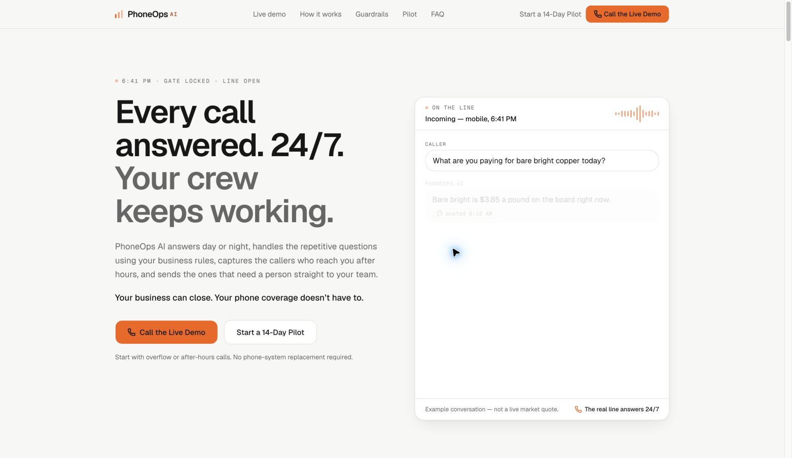 phoneopsai.com landing_page