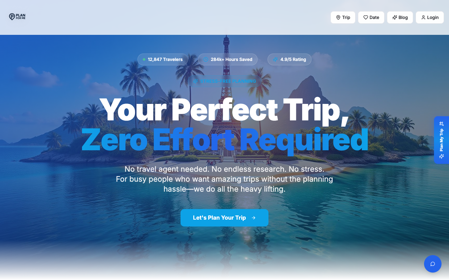 Plan For Me landing_page