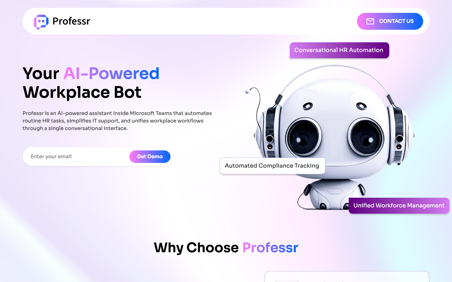 Professr landing_page