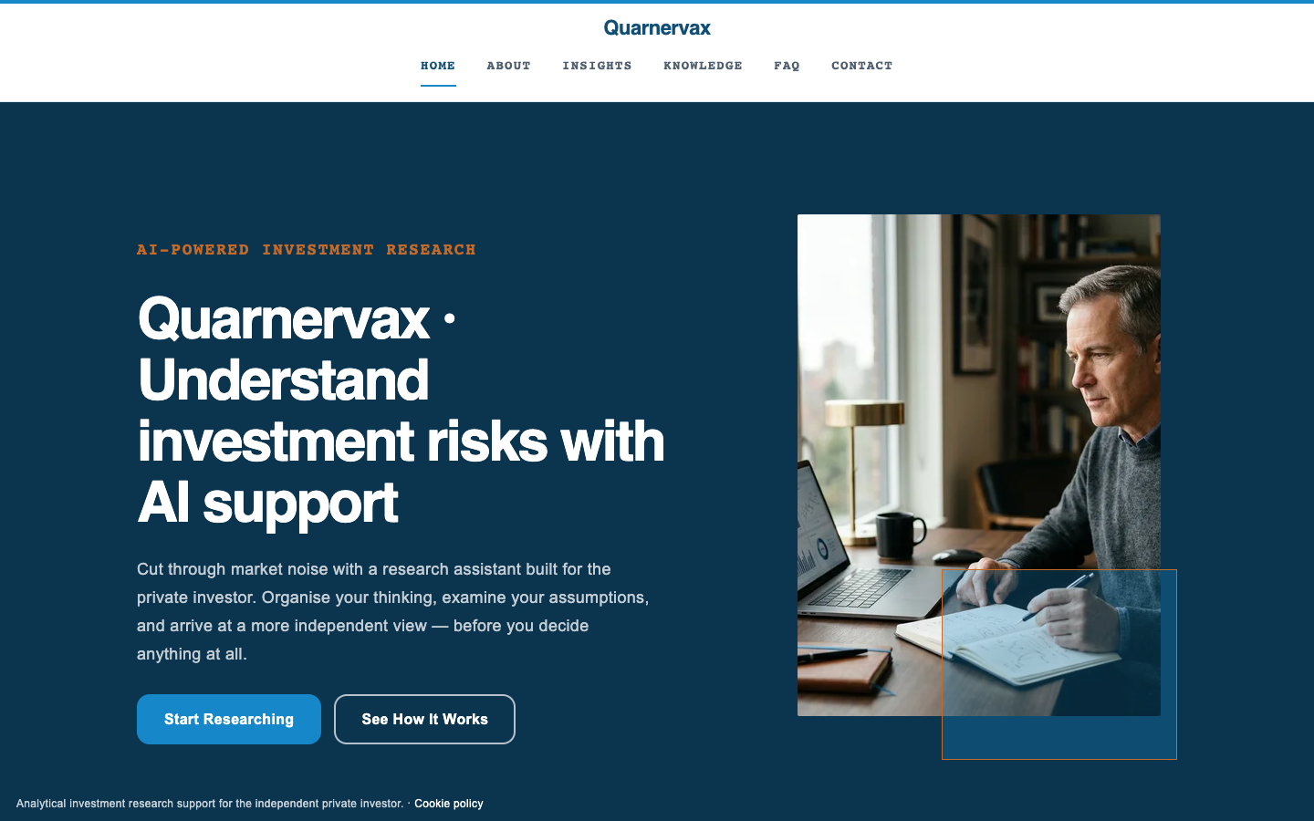 Quarnervax landing_page
