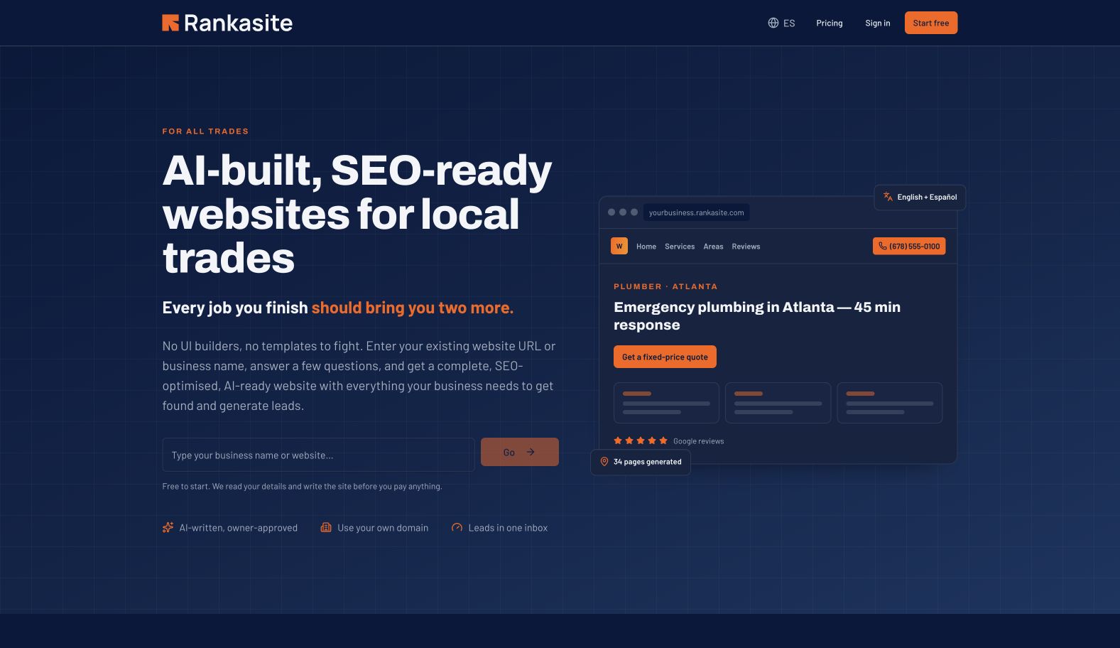 rankasite.com landing_page