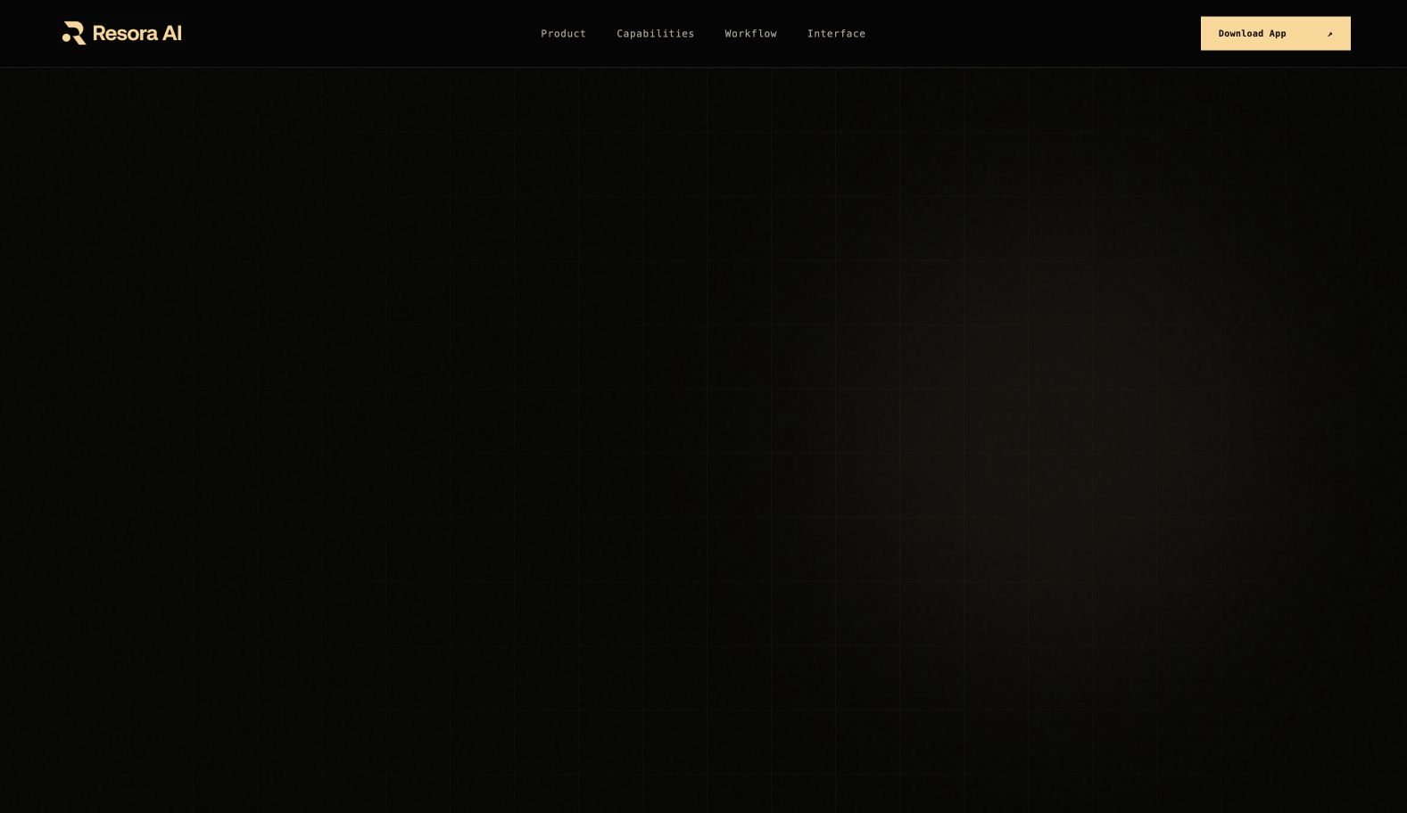 resoraai.com landing_page