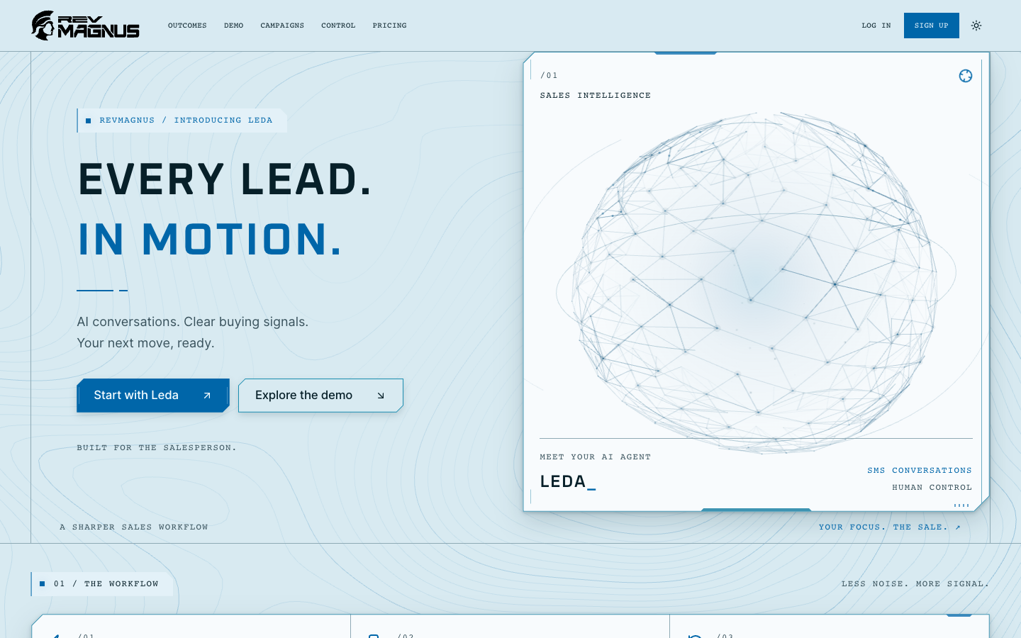 RevMagnus homepage screenshot