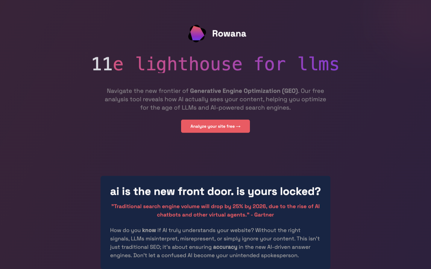 Rowana landing_page