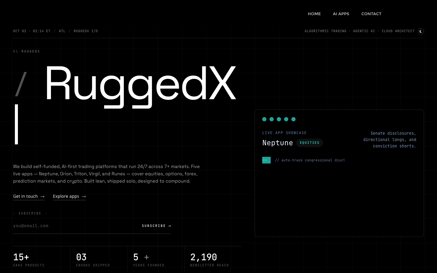 RuggedX landing_page