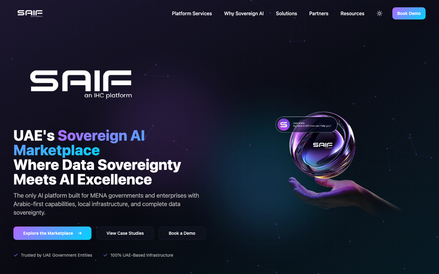 SAIF landing_page