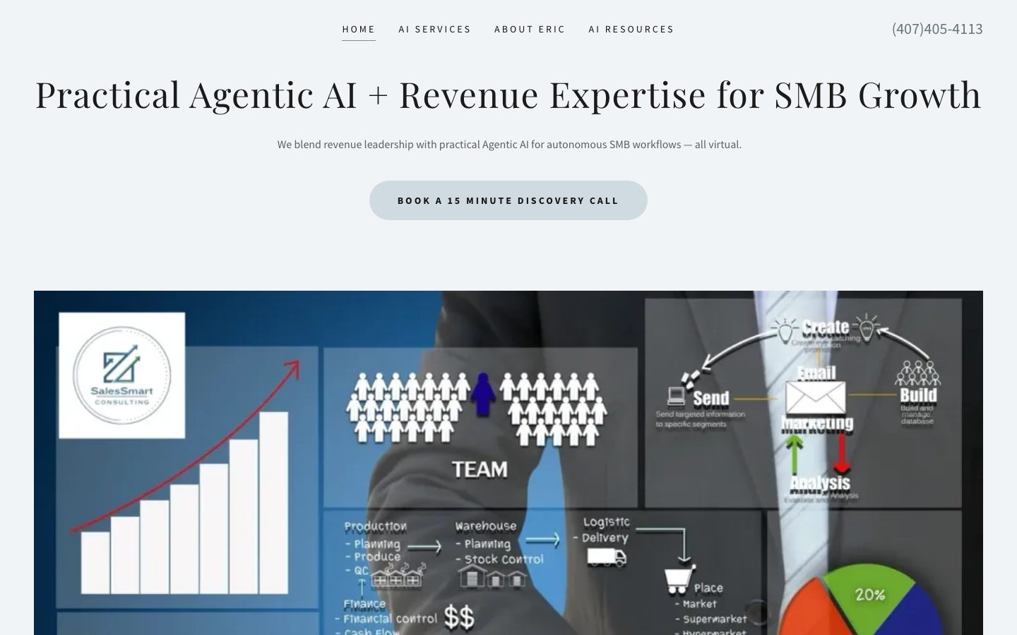 SalesSmart Consulting homepage screenshot