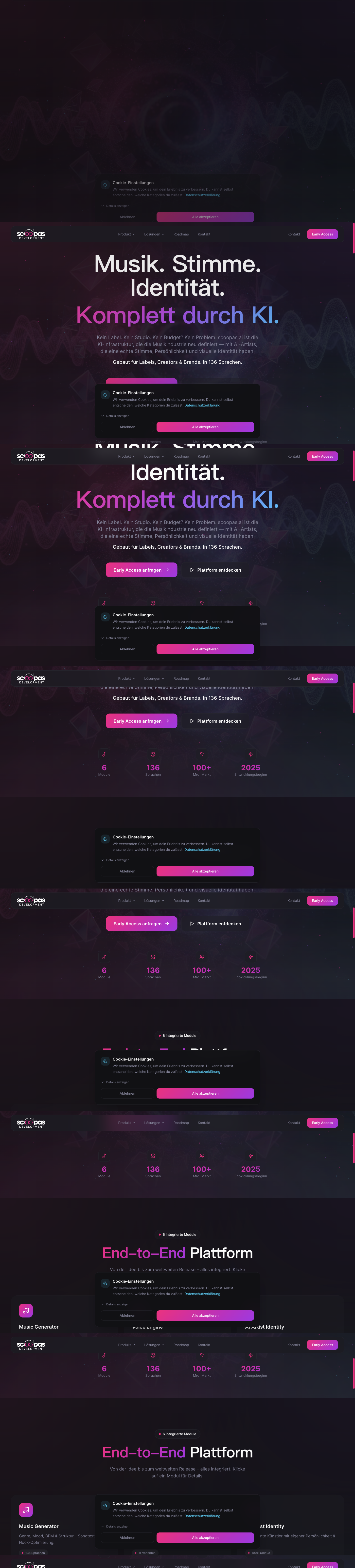 scoopas.ai homepage screenshot