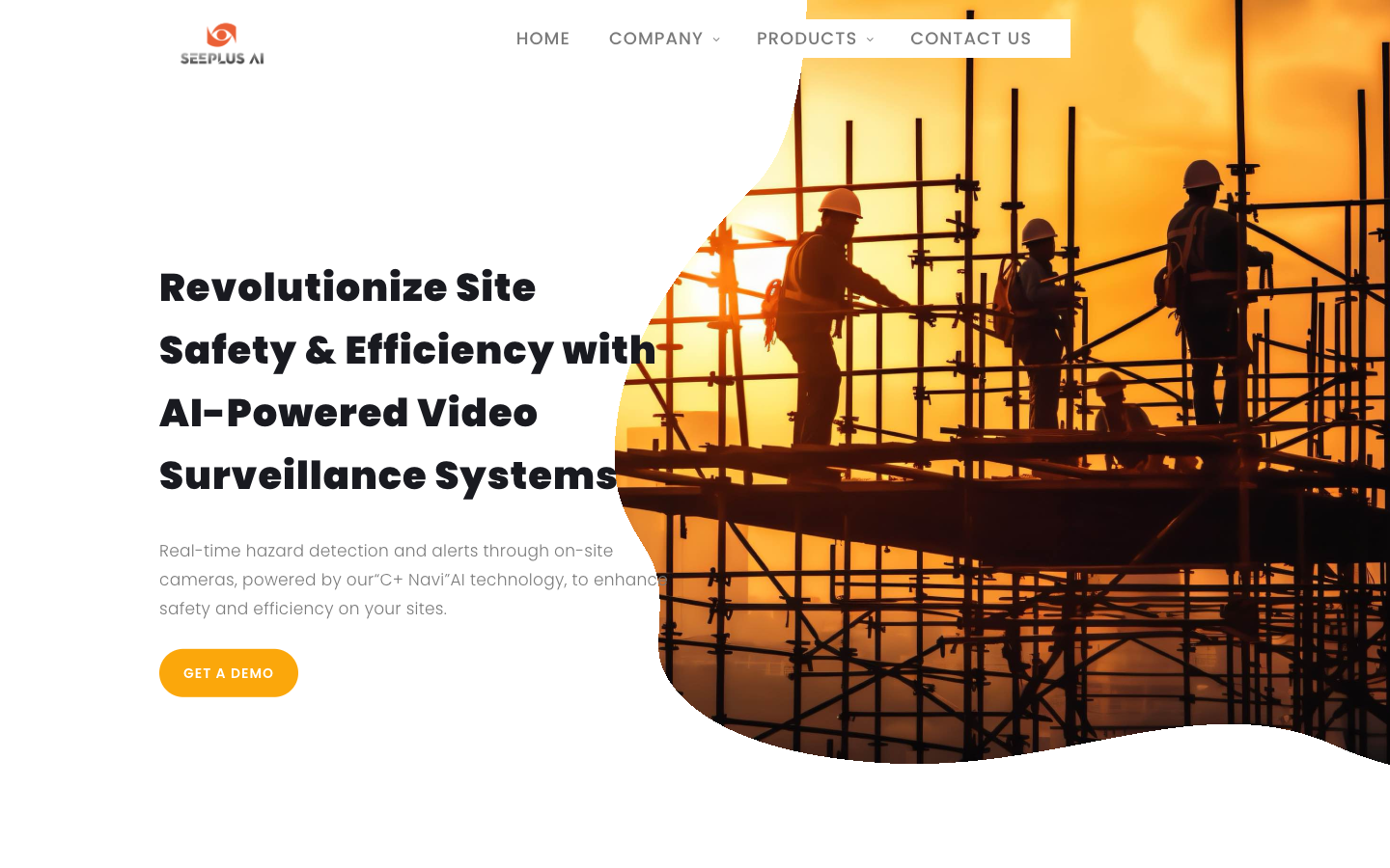 SeePlus homepage screenshot