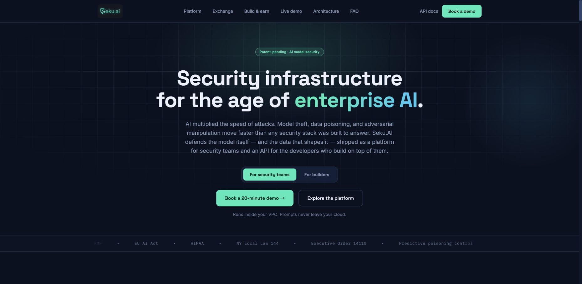 Seku.AI 首页截图