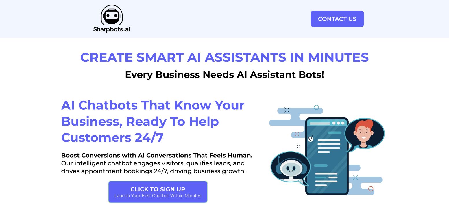 SharpBots 首页截图