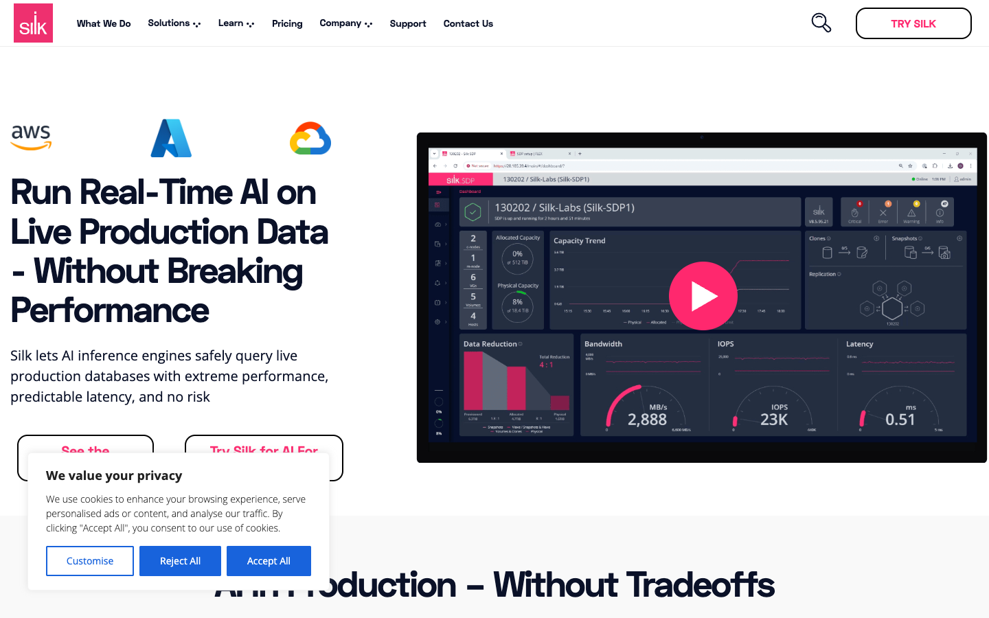 Real-Time AI on Production Data landing_page