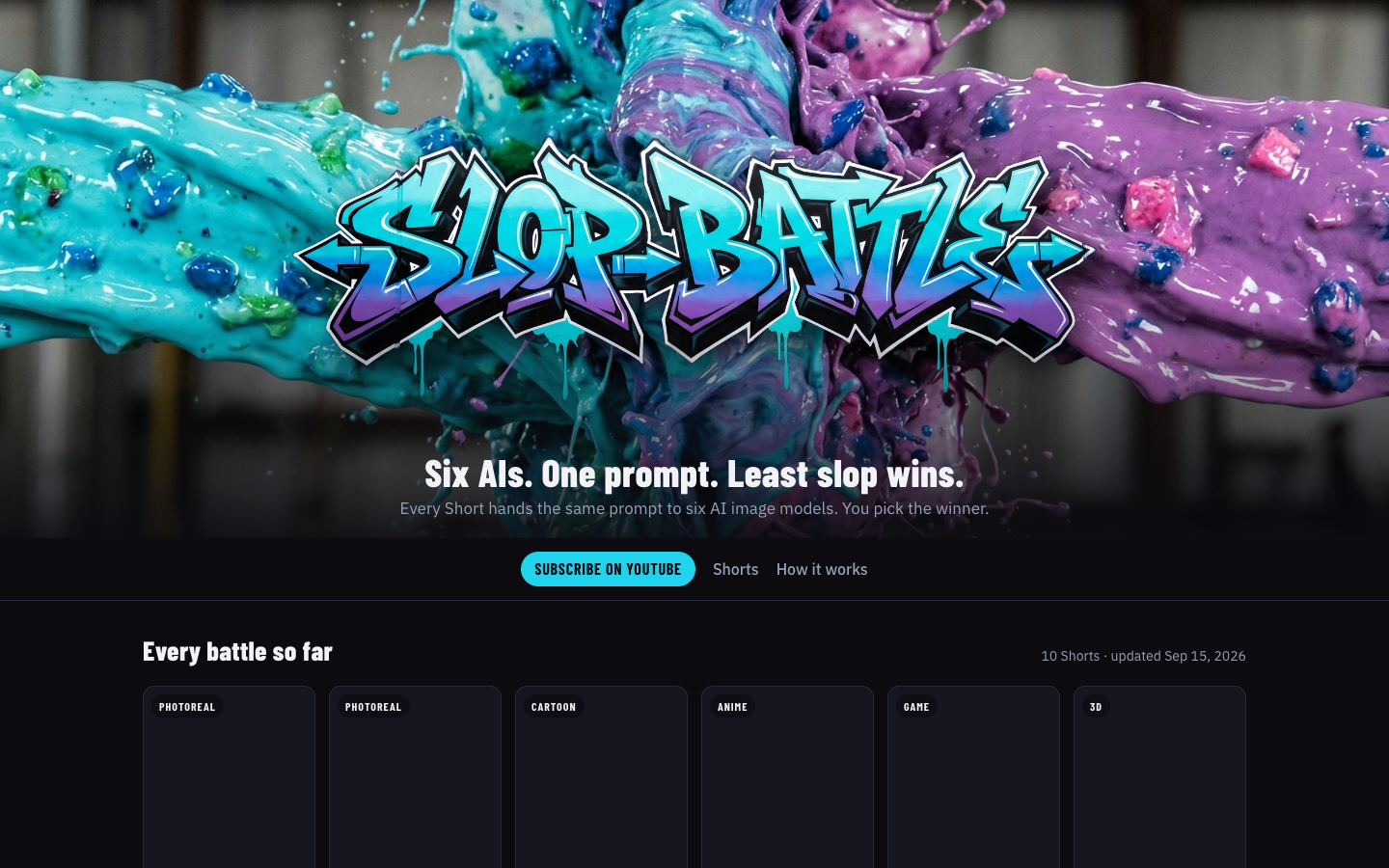 Slop Battle landing_page